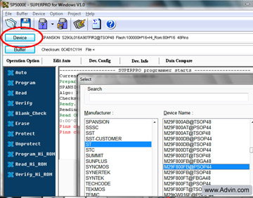 EPROM programmer software